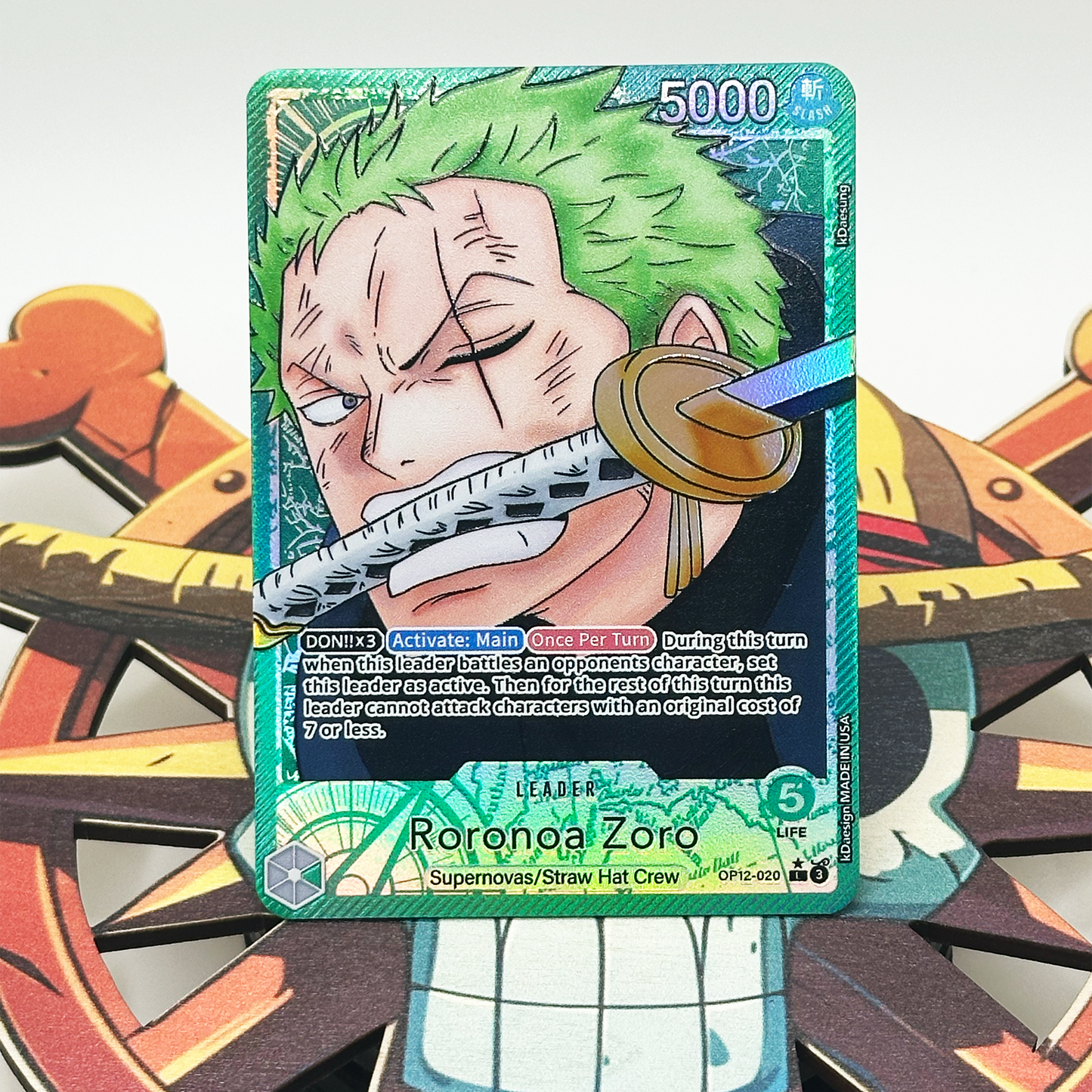 OP12 - G Rorona Zoro - Manga Face