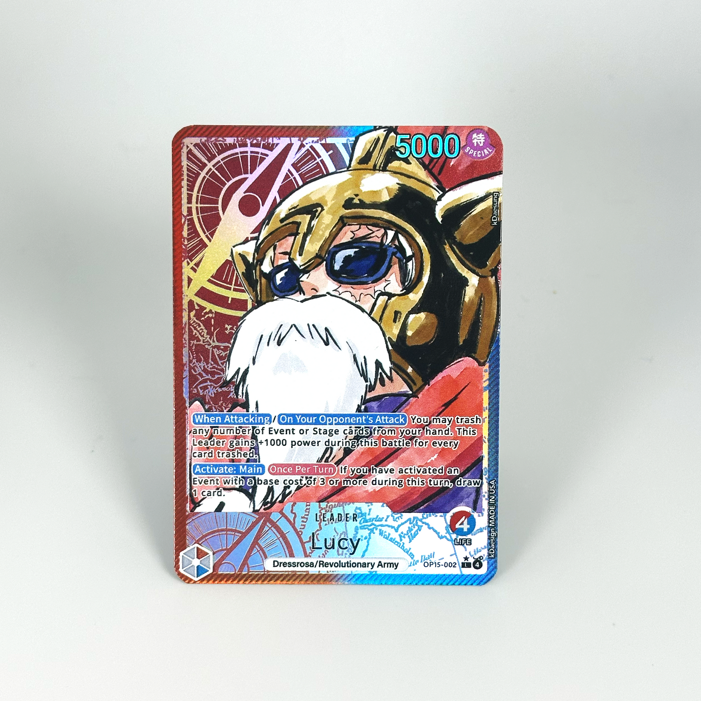OP15 - R/U Lucy - Manga Face