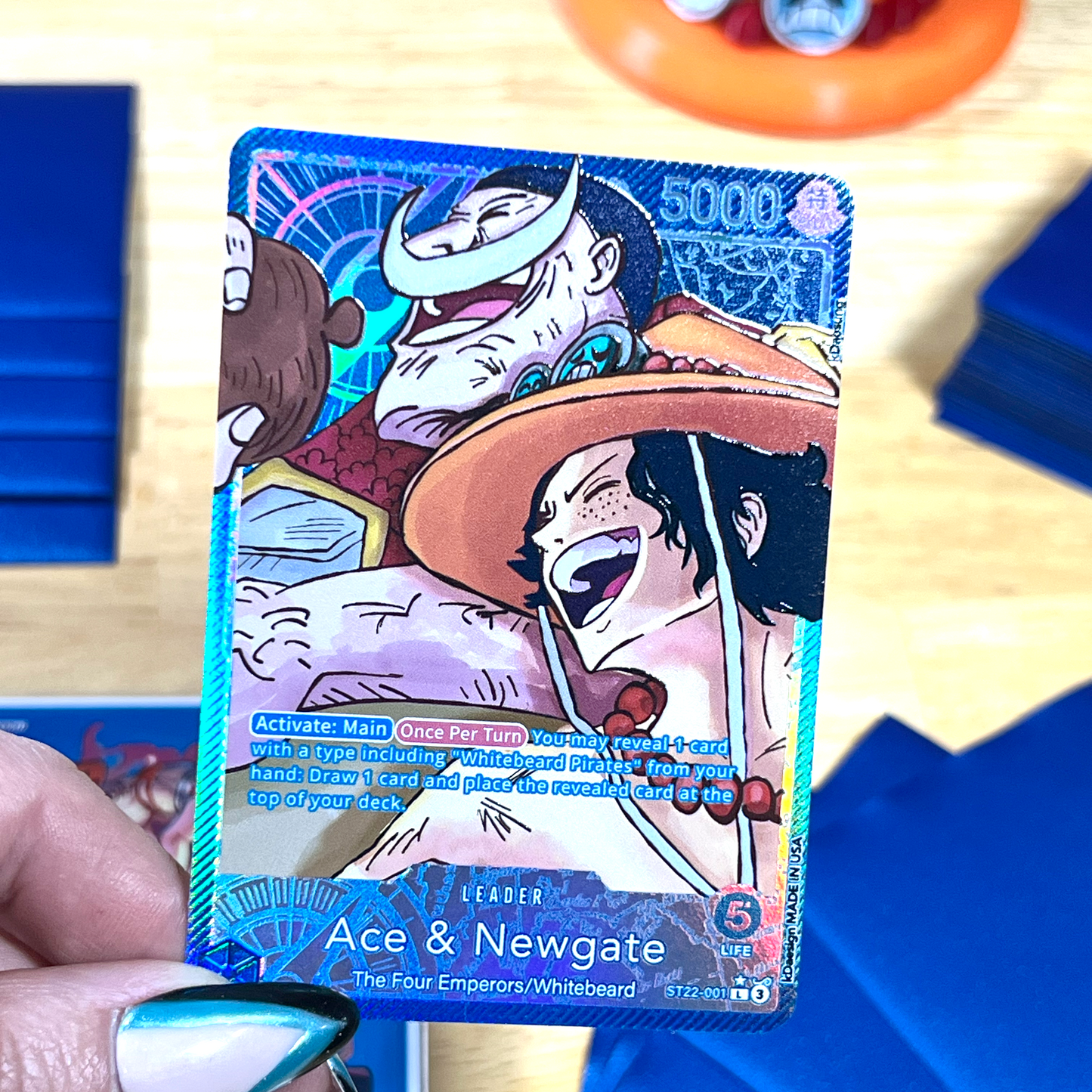 ST22 - B Portgas D Ace & Edward Newgate - Manga Acebeard