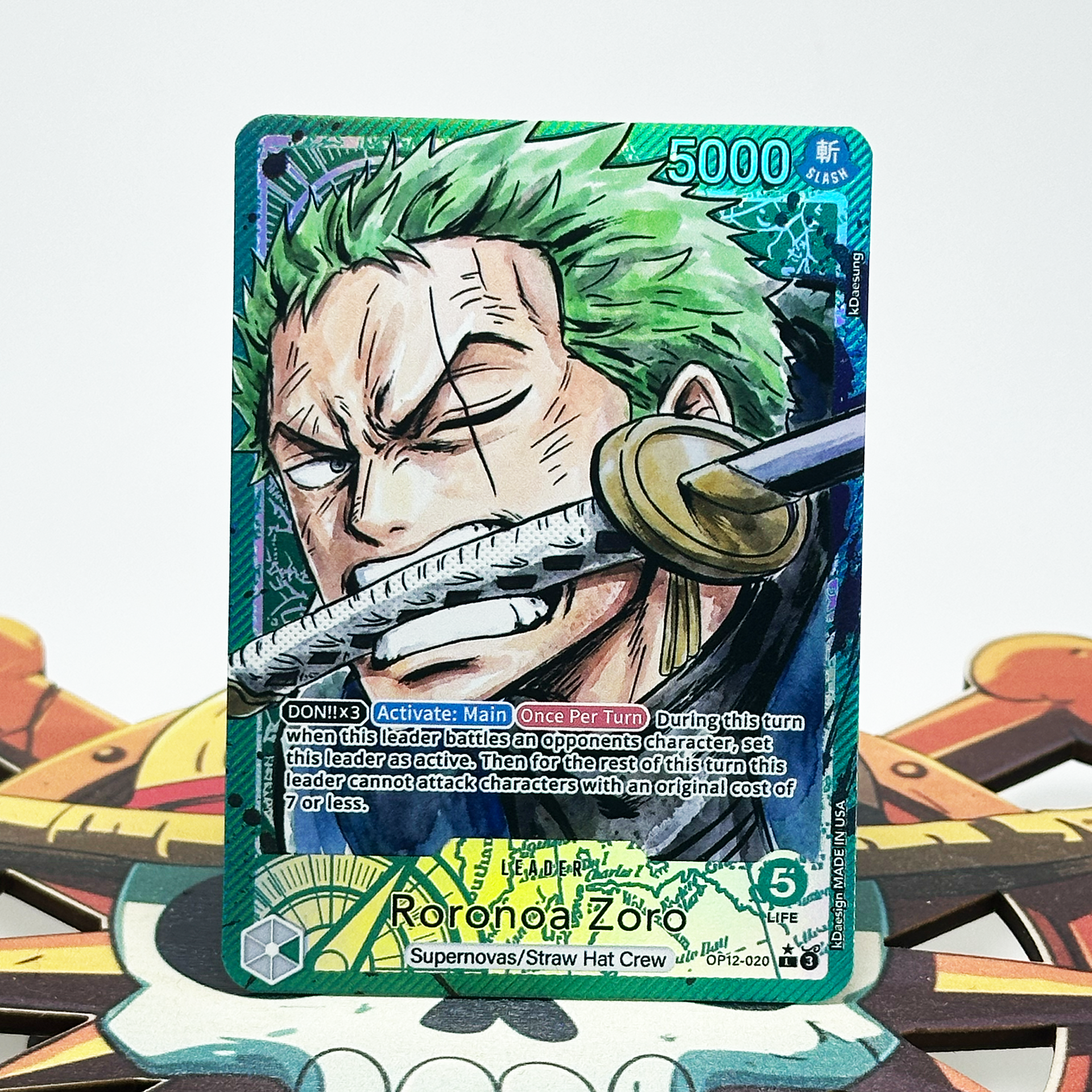 OP12 - G Rorona Zoro - Manga Face – kDaesign